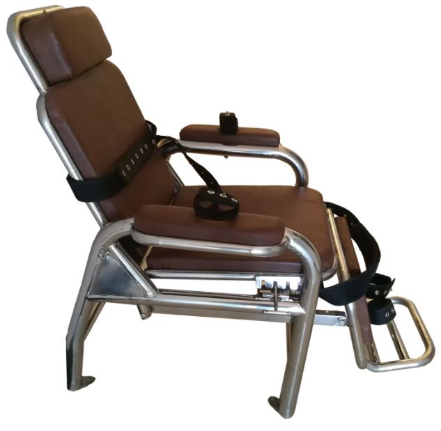 ZHA-X-R1型软包不锈钢询问椅醒酒椅