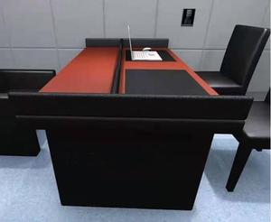 ZHA--SXZ-R18型全软包审讯桌