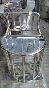 ZHA-B-11型不锈钢审讯椅(带安全带)