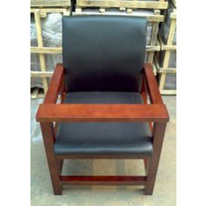 ZHA-M-R3型软包木制审讯椅